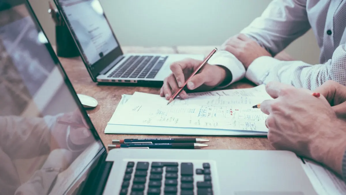 Corporate payroll tax calculations and financial review